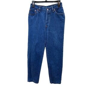 Vintage Levi's 13501-0115 Botton Fly Womens Jeans Tapered Fit 26" X 27" Made USA